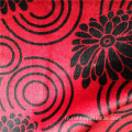 Tissu de rideau africain en velours imprimé Polyester